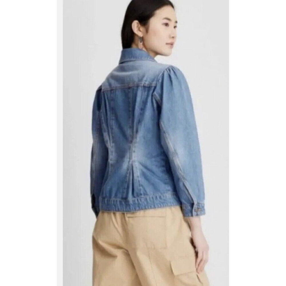 Future Collective Gabriella Karefa-Johnson Denim Jean Jacket Size Small - Picture 2 of 14